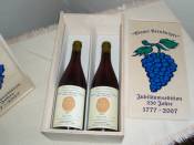 Blauer Bernburger Wein Jahrgang 2007